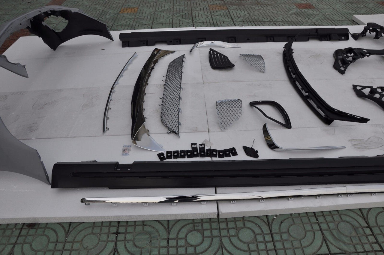 for Mercedes Benz W222 S-Class 2013+ AMG S65 Body Kit Bumper Side Skirts