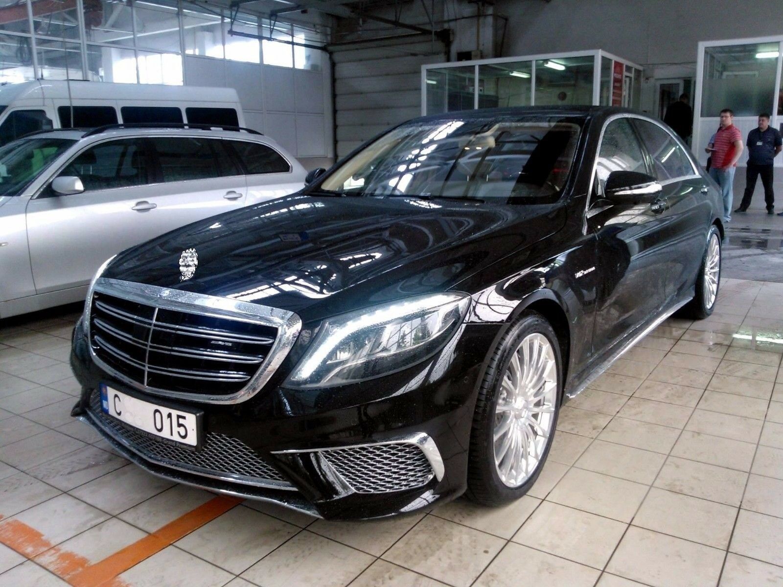 for Mercedes Benz W222 S-Class 2013+ AMG S65 Body Kit Bumper Side Skirts