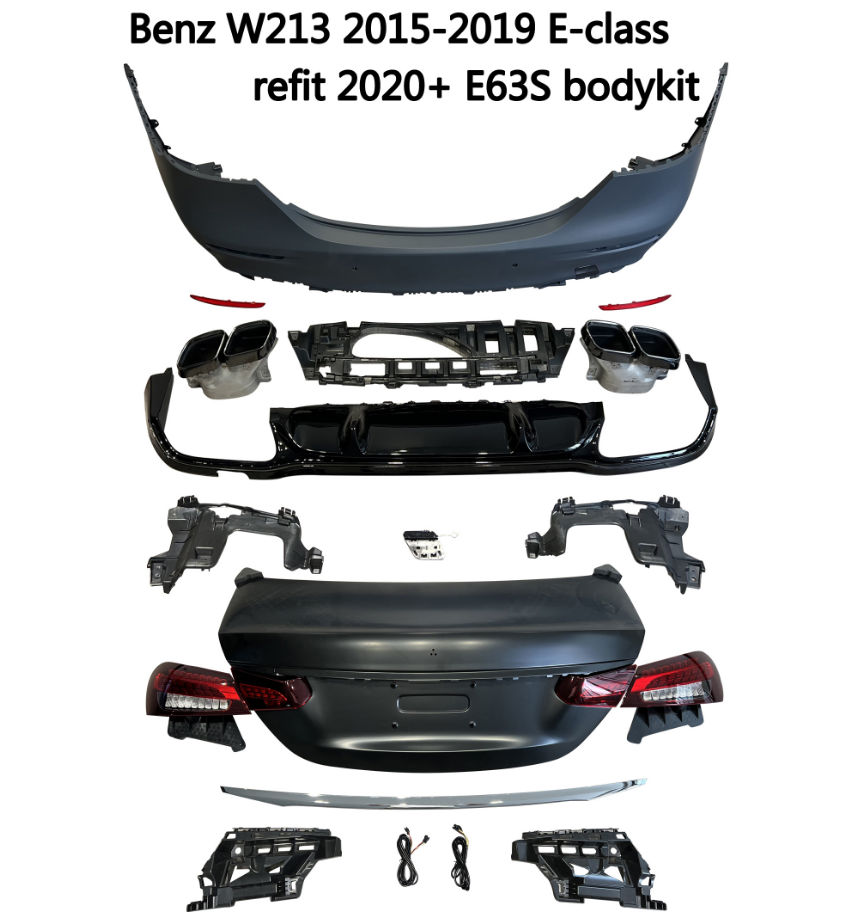 CONVERSION E63S 2020+ BODY KIT FOR MERCEDES BENZ W213 E CLASS 2015 - 2019