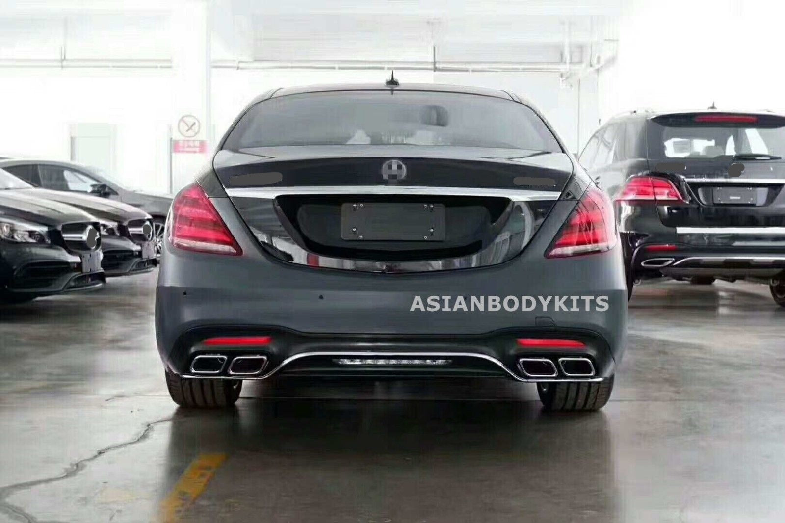 for Mercedes Benz W222 S Class AMG 2018+ S63 BODYKIT for facelift model