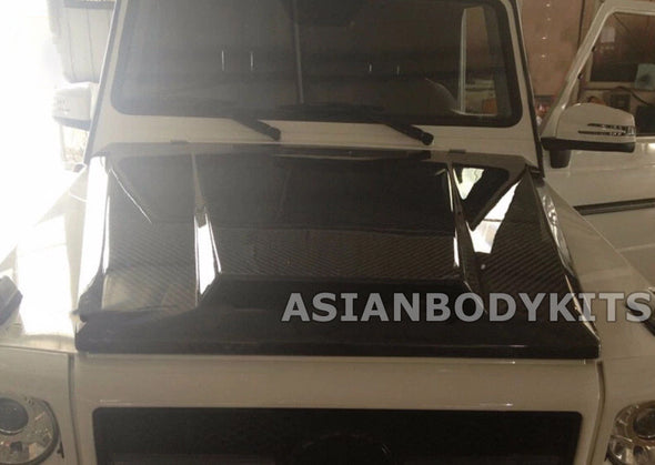 Carbon HOOD M-style for Mercedes Benz W463 G-class (1990 - 2017)