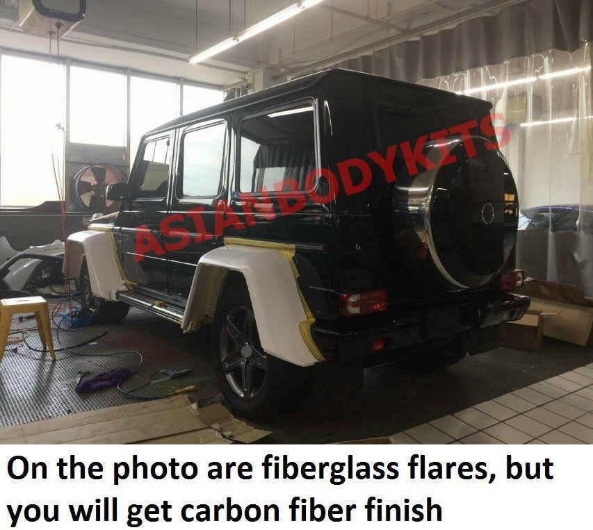 for Mercedes Benz W463 G class G550 CARBON FIBER FENDER FLARES 4x4 squared G63