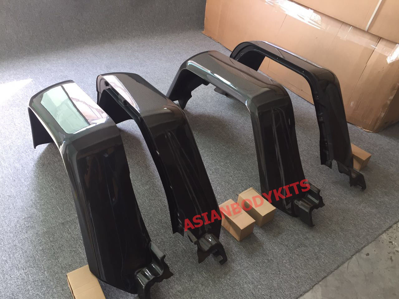 Mercedes Benz W463 G class G550 CARBON FIBER FENDER FLARES