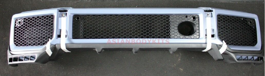 for Mercedes Benz W463 G class G63 FRONT LIP splitters add-on with LED DRL