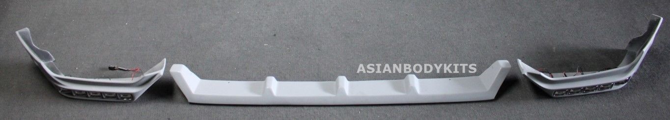 for Mercedes Benz W463 G class G63 FRONT LIP splitters add-on with LED DRL