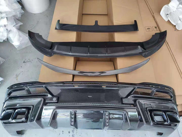 Carbon larte design BODY KIT for Mercedes-Benz GLE Coupe W167 C167 2020+  Set include:   Front lip Front hood Rear diffuser Spoiler