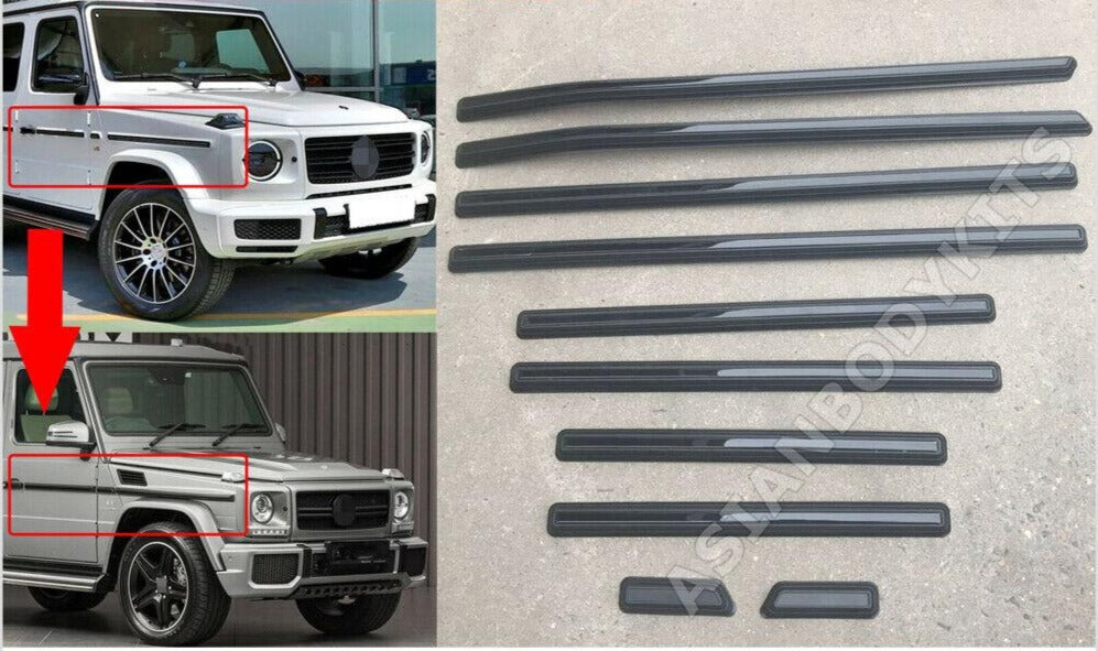 SIDE MOLDING replacement for Mercedes Benz G-class W463 G63 G500 New W464 style