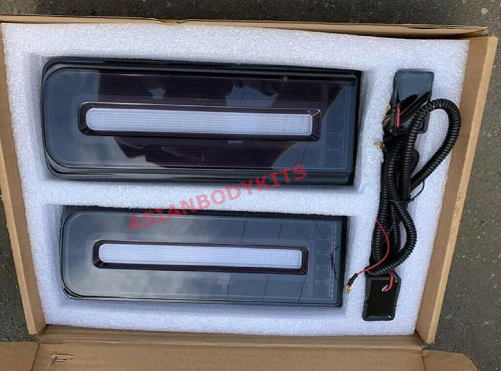for Mercedes Benz G-class W463 TAIL LIGHTS "W464 2019+" style (1990-2017) SMOKED