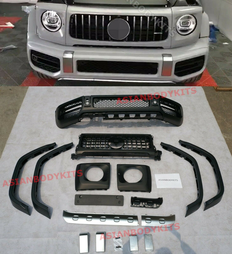CONVERSION MERCEDES BENZ G CLASS W463A W464 G63 WIDE BODY KIT for MERCEDES BENZ G CLASS W463A W464 G350 G500 G550 2018 - 2024