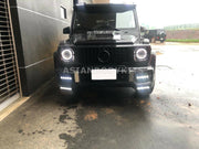 for Mercedes Benz G-class W463 Chrome FULL LED HEADLIGHTS W464 style 86-06 - Forza Performance Group