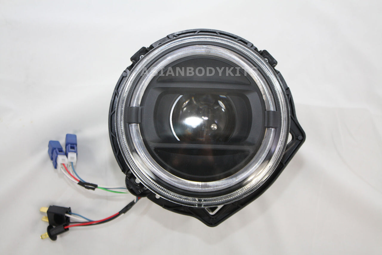 for Mercedes Benz G-class W463 Matte Black FULL LED HEADLIGHTS W464 style 1986 - 2006