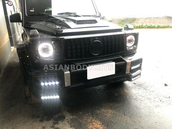 for Mercedes Benz G-class W463 Matte Black FULL LED HEADLIGHTS W464 style 86-06 - Forza Performance Groupfor Mercedes Benz G-class W463 Matte Black FULL LED HEADLIGHTS W464 style 1986 - 2006