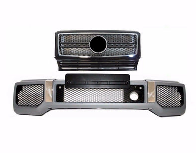 for Mercedes Benz W463 G class AMG BODY KIT G63 G65 front bumper + grille