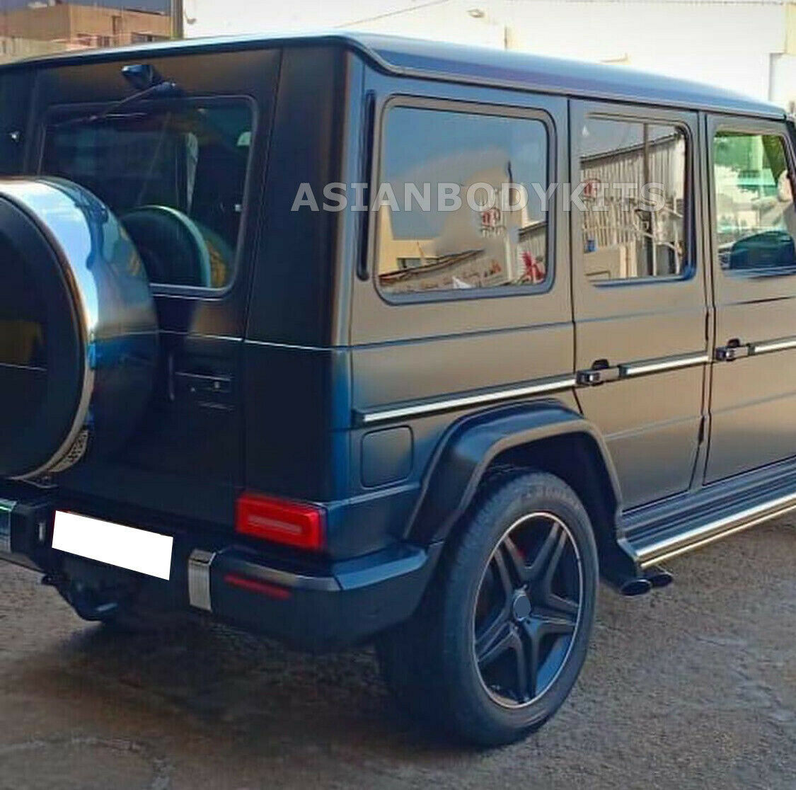 CONVERSION BODY KIT for MERCEDES-BENZ G-CLASS G500 G550 1990 - 2017 to G63 W464 2019  Set includes: Front bumper assembly Front grille with emblem Headlight covers Headlights led type (we have two types for 1990-2006 and 2008-2017, please tell us your year) Front fender flares with liners Turn signal lights for OEM fenders Caps for OEM side steps Rear fender flares with liners Rear bumper Tail lights