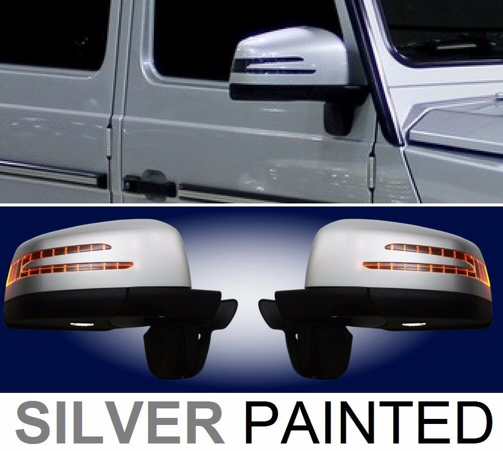 for Mercedes Benz W463 G class G500 G55 Mirrors Facelift (SILVER) 2000 -2012