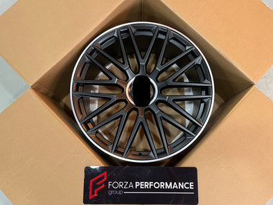 We manufacture premium quality forged wheels rims for   NEW MERCEDES BENZ SL 63 AMG, SL 55 AMG, GLS 63 AMG in any design, size, color.  Wheels size:  Front 21 x 9 ET  Rear 21 x 10 ET  PCD: 5 x 11  CB: 66,5  Forged wheels can be produced in any wheel specs by your inquiries and we can provide our specs