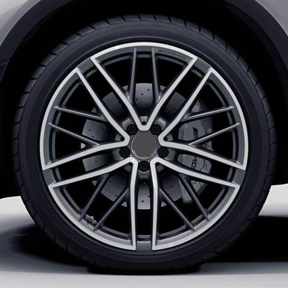 43 AMG 21 INCH RIM SET TITANIUM GREY GLC X253/C253 CROSS-SPOKE WHEEL GENUINE MERCEDES-BENZ