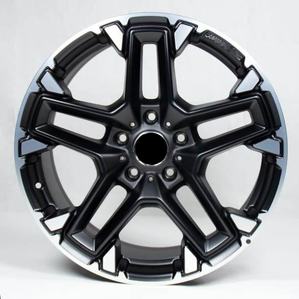 63 AMG 20 INCH RIM SET G-CLASS W463 TRAIL PACKAGE BLACK MATTE GENUINE MERCEDES-BENZ