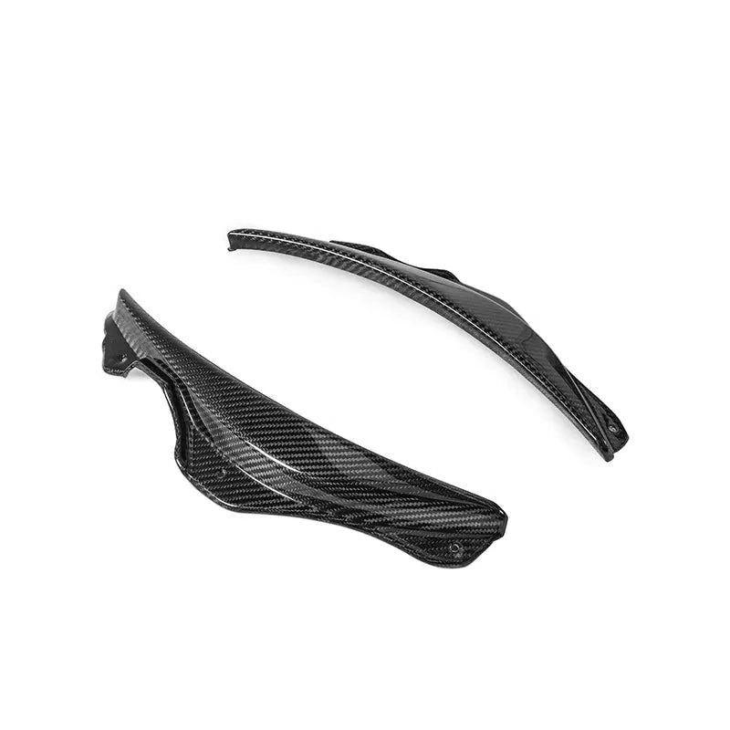 OEM Style Dry Carbon Front Bumper Trims For Ferrari SF90  Set include:   Front Bumper Trims Material: Dry Carbon