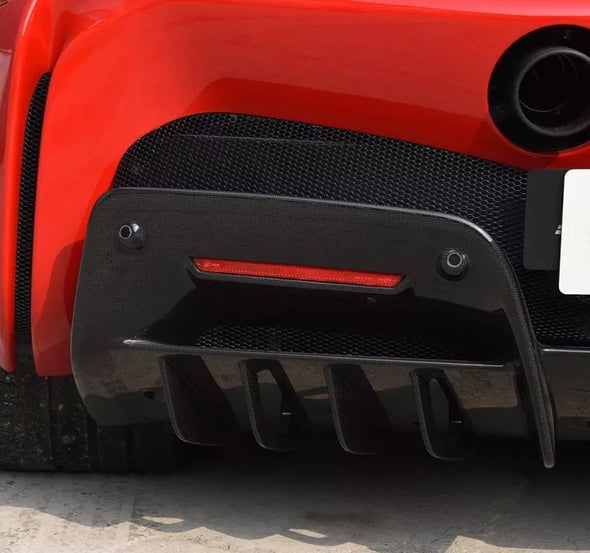 OEM Style Dry Carbon Rear Diffuser For Ferrari SF90  Set include:   Rear Diffuser Material: Dry Carbon