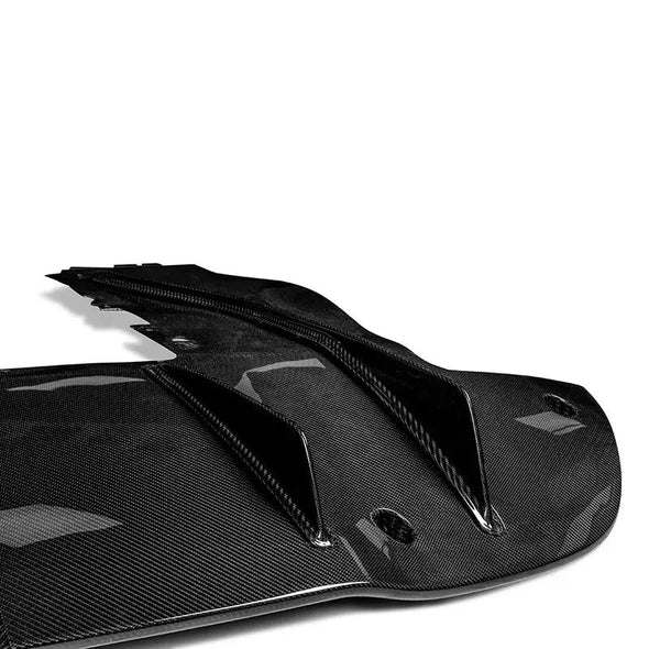 OEM Style Dry Carbon Body Kit For McLaren 720S  Set Include:  Upper Engine Cover Lower Engine Cover Headlight Brackets Front Hood Air Inlet Front Bumper Air Inlet Front Lip Aero Bridge Door Handle Trims Mirror Covers Rear Fender Air Inlet Rear Bumper Rear Diffuser Front Hood Material: Dry carbon  NOTE: Professional installation is required