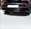 OEM Style Dry Carbon Body Kit For McLaren 720S  Set Include:  Upper Engine Cover Lower Engine Cover Headlight Brackets Front Hood Air Inlet Front Bumper Air Inlet Front Lip Aero Bridge Door Handle Trims Mirror Covers Rear Fender Air Inlet Rear Bumper Rear Diffuser Front Hood Material: Dry carbon  NOTE: Professional installation is required