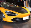 OEM Style Dry Carbon Body Kit For McLaren 720S  Set Include:  Upper Engine Cover Lower Engine Cover Headlight Brackets Front Hood Air Inlet Front Bumper Air Inlet Front Lip Aero Bridge Door Handle Trims Mirror Covers Rear Fender Air Inlet Rear Bumper Rear Diffuser Front Hood Material: Dry carbon  NOTE: Professional installation is required