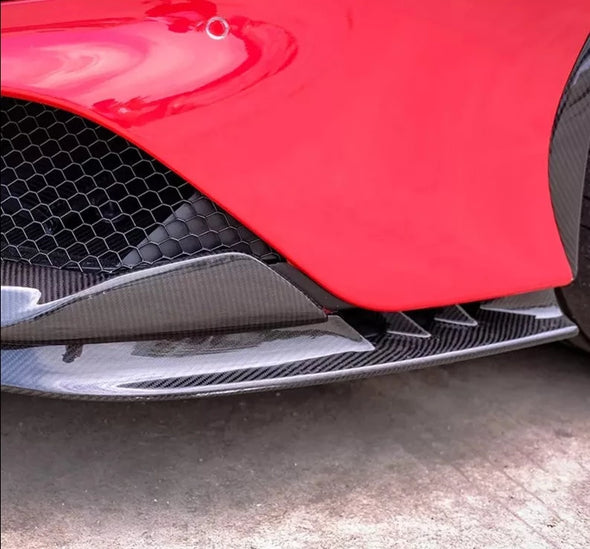 OEM Style Dry Carbon Front Canards For Ferrari SF90  Set include:   Front Canards Material: Dry Carbon