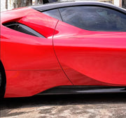 OEM Style Dry Carbon Front Canards For Ferrari SF90  Set include:   Front Canards Material: Dry Carbon