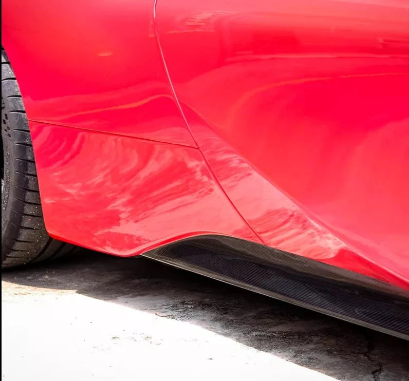 OEM Style Dry Carbon Front Canards For Ferrari SF90  Set include:   Front Canards Material: Dry Carbon