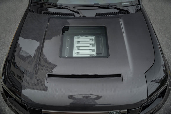 PLUMB Carbon Hood For Land Rover Defender L663 2020+  Set include:   Hood Material: Carbon