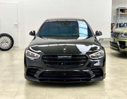 PARADIGM Black Aero Body Kit For Mercedes Benz S Class AMG W223 2020+  Set include:  Front Lip Side Skirts Rear Diffuser Roof Spoiler Trunk Spoiler Material: Plastic Note: Professional installation is required