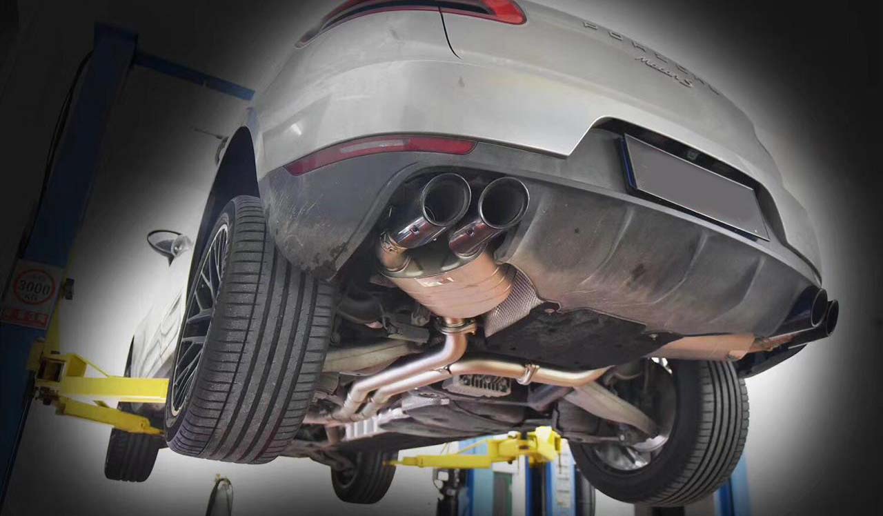 VALVED EXHAUST CATBACK MUFFLER for  Porsche Macan 95B.1 3.0T 2014-2018