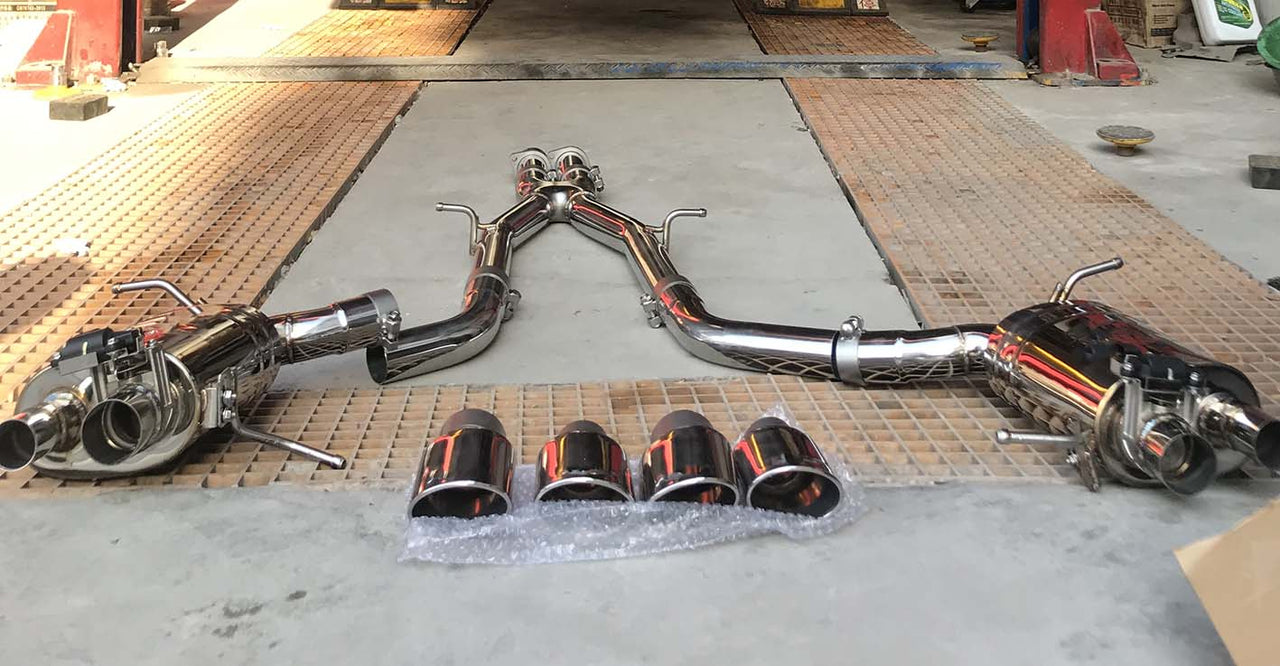 R171 SLK200 Exhaust system 