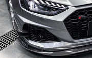 BKSS Style Carbon Fiber Front Lip For Audi RS4 B9 2019+  Set include:   Front Lip Material: Carbon Fiber / Forged Carbon / Dry Carbon  NOTE: Professional installation is required 