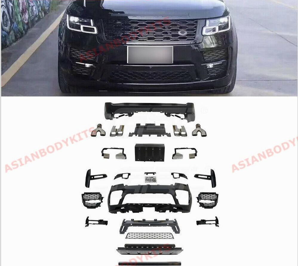 BUMPER MUFFLER TIPS body kit range rover vogue