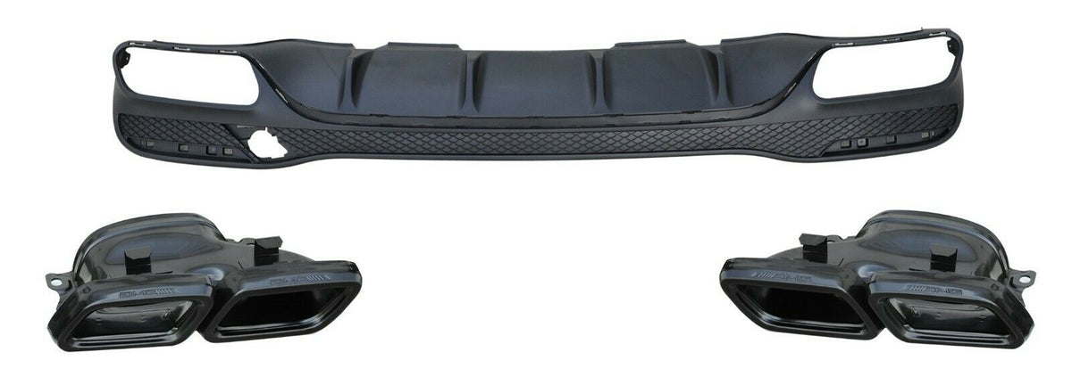 Mercedes Benz GLS x166 GLS with AMG package REAR DIFFUSER – Forza ...