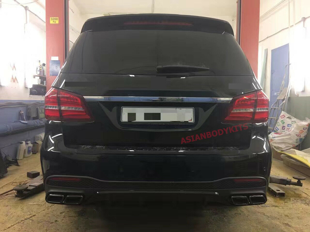 Mercedes Benz GLS x166 GLS with AMG package REAR DIFFUSER – Forza ...
