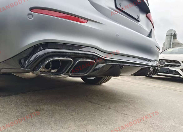 REAR DIFFUSER with EXHAUST TIPS for MERCEDES BENZ W213 E63 AMG 2020+