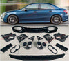 REAR DIFFUSER with QUAD MUFFLER TIPS for MERCEDES BENZ A Class W177 A35 AMG 18+