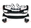 REAR DIFFUSER with QUAD MUFFLER TIPS for MERCEDES BENZ A Class W177 A35 AMG 18+
