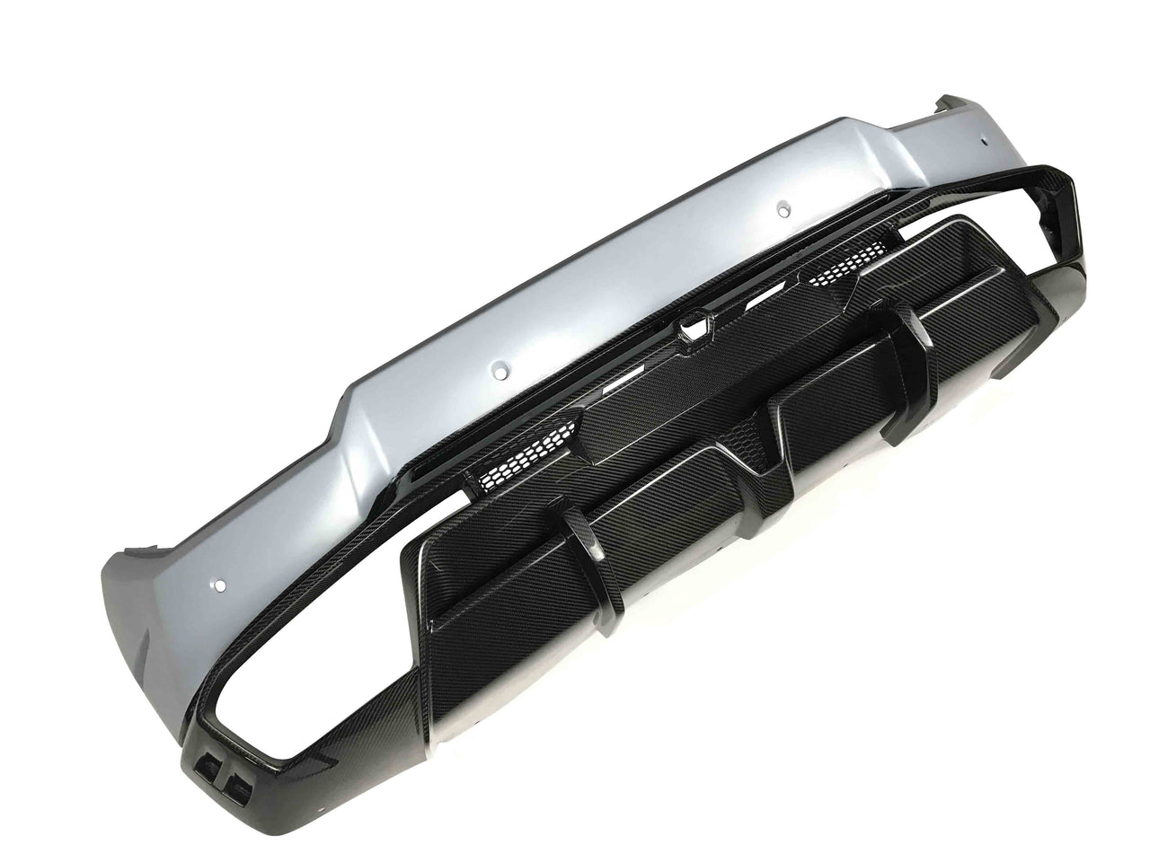 DRY CARBON FIBER REAR BUMPER for LAMBORGHINI HURACAN LP580 2016-19