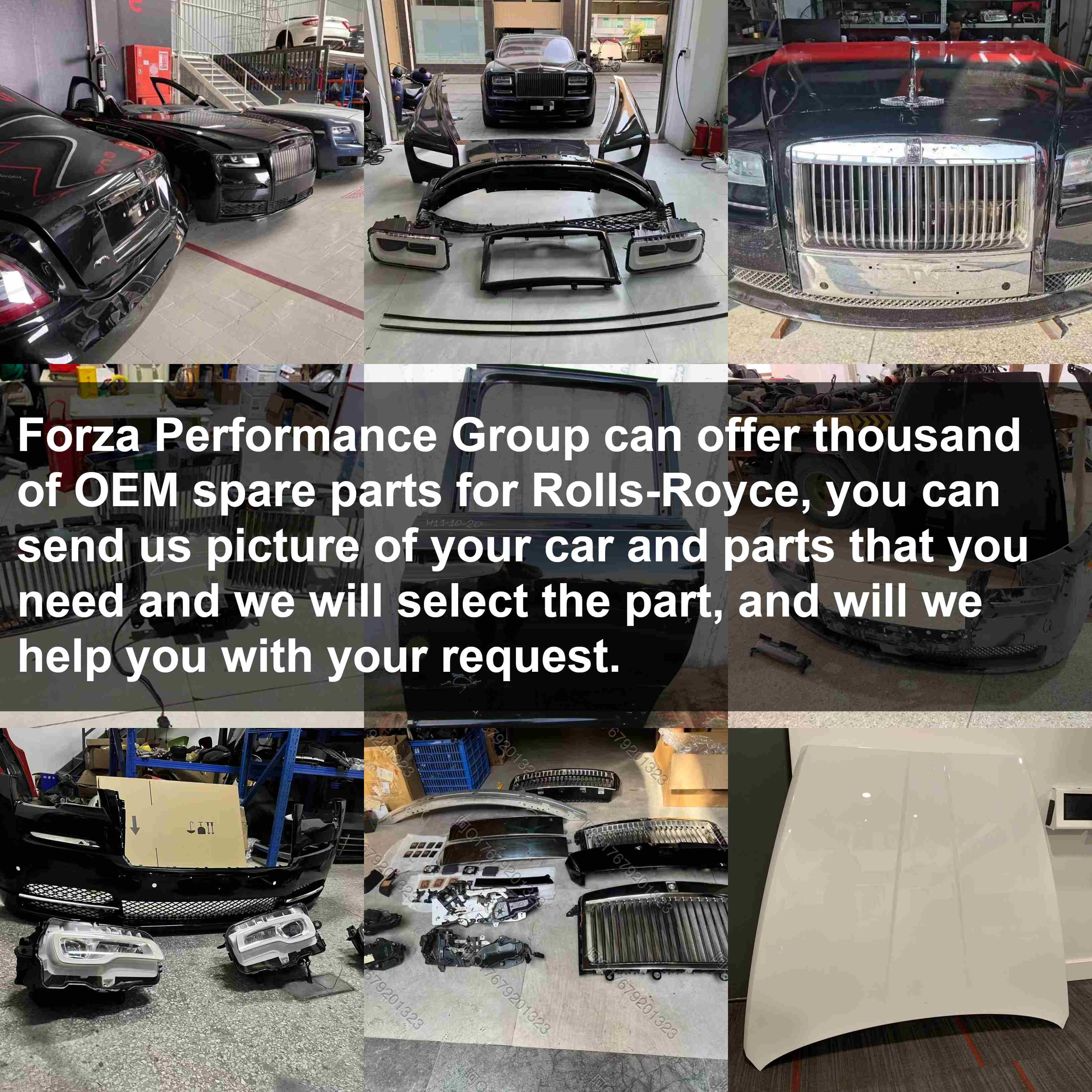 GENUINE OEM SPARE PARTS for ROLLS ROYCE GHOST 2014 2020 Forza