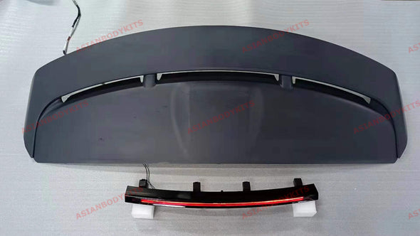 Aftermarket SVR Style Roof Spoiler with Brake Light for: