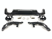 RS4 STYLE REAR DIFFUSER WITH EXHAUST TIPS for AUDI A4 B9 2020 - 2021

It can be full Black or Black with Silver

Set includes:

Rear Diffuser
Exhaust Tips

Material: ABS+PP Plastic

NOTE: Professional installation is required