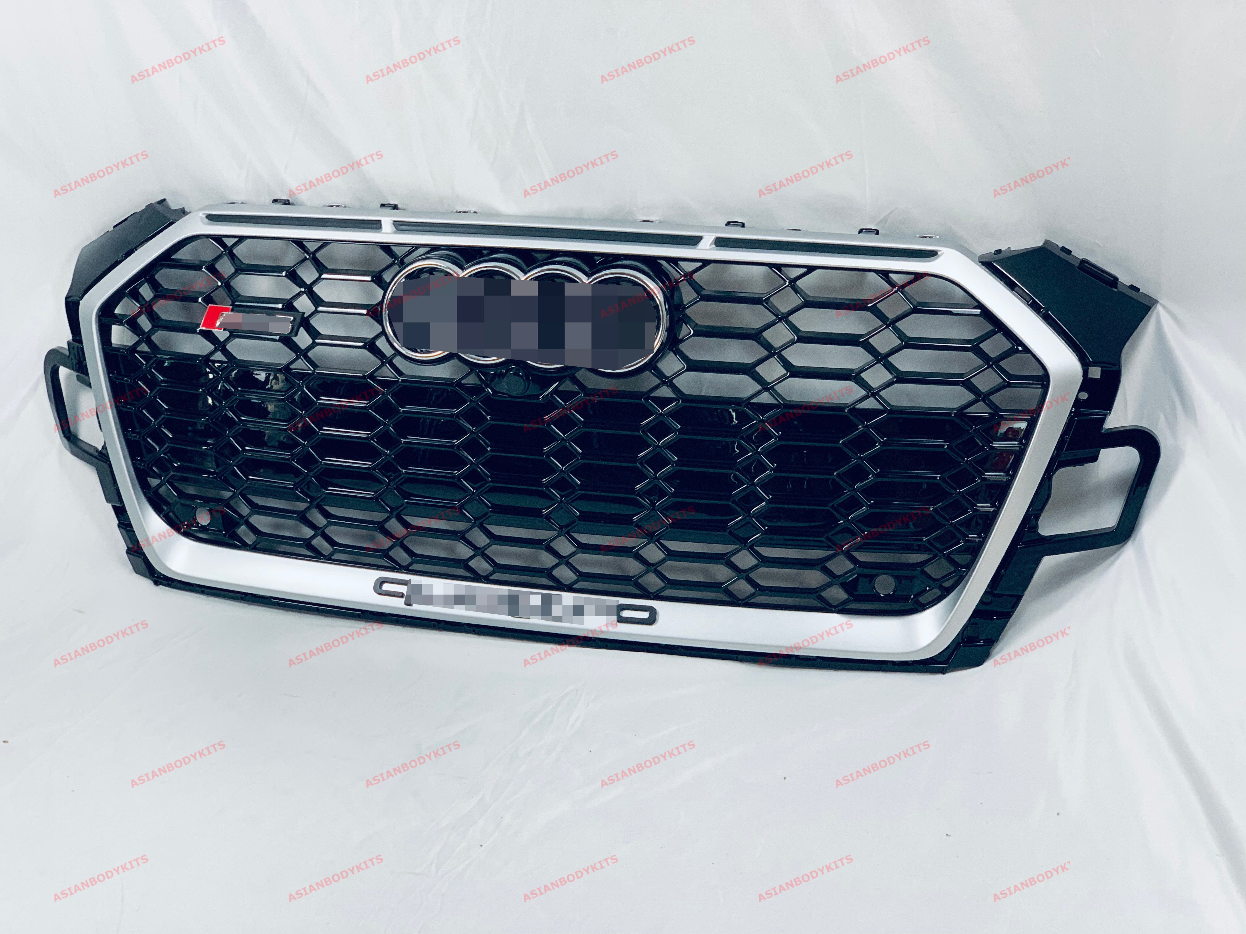 FRONT GRILLE FOR AUDI A5 S5 F5 2019+ (SILVER) | RS5 STYLE – Forza ...