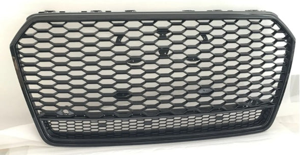 RS7 STYLE FRONT GRILLE V2 for AUDI A7 C7 4G8 2014 - 2018  Set includes:  Front Grille