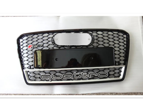 RS7 STYLE FRONT GRILLE V4 for AUDI A7 C7 4G8 2014 - 2018