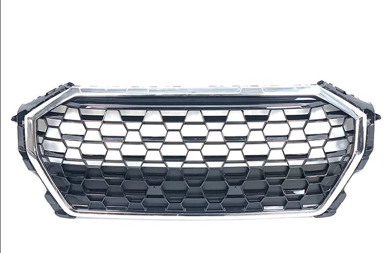RSQ3 STYLE FRONT GRILLE for AUDI Q3 2019 - 2022
Set include: 
Front Grille
Material: ABS
NOTE: Professional installation is required 