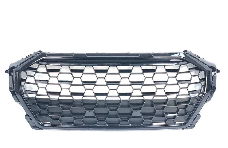 RSQ3 STYLE FRONT GRILLE for AUDI Q3 2019 - 2022
Set include: 
Front Grille
Material: ABS
NOTE: Professional installation is required 